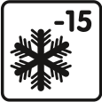 Frost resistance: -15 °C